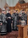 22-В пятницу первой седмицы Великого поста Управляющий Усть-Каменогорской и Семипалатинской епархией совершил Божественную Литургию Преждеосвященных Даров и чин освящения колива в Андреевском кафедральном соборе