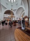 32-В пятницу первой седмицы Великого поста Управляющий Усть-Каменогорской и Семипалатинской епархией совершил Божественную Литургию Преждеосвященных Даров и чин освящения колива в Андреевском кафедральном соборе