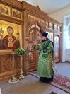 5-Накануне праздника святой Пятидесятницы архиепископ Амфилохий возглавил Всенощное бдение в Троицком соборе города Усть-Каменогорска