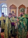 27-Накануне праздника святой Пятидесятницы архиепископ Амфилохий возглавил Всенощное бдение в Троицком соборе города Усть-Каменогорска
