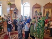 28-Накануне праздника святой Пятидесятницы архиепископ Амфилохий возглавил Всенощное бдение в Троицком соборе города Усть-Каменогорска