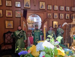 Торжество Святой Пятидесятницы в главном храме Восточного Казахстана