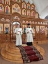 4-«Рождество Твое, Христе Боже наш, возсия мирови свет разума». В ночь на 7 января в Андреевском кафедральном соборе была совершена праздничная Божественная Литургия