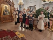 35-«Рождество Твое, Христе Боже наш, возсия мирови свет разума». В ночь на 7 января в Андреевском кафедральном соборе была совершена праздничная Божественная Литургия