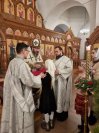 38-«Рождество Твое, Христе Боже наш, возсия мирови свет разума». В ночь на 7 января в Андреевском кафедральном соборе была совершена праздничная Божественная Литургия
