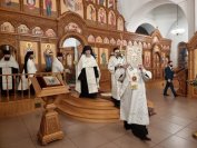 12-Великая вечерня в день Рождества Христова была совершена в главном храме Восточного Казахстана