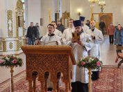 14-В Лазареву субботу архиепископ Амфилохий совершил Божественную Литургию в главном храме епархии