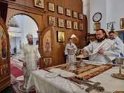 20-В Лазареву субботу архиепископ Амфилохий совершил Божественную Литургию в главном храме епархии