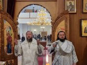 24-В Лазареву субботу архиепископ Амфилохий совершил Божественную Литургию в главном храме епархии