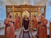 2-В праздник святого великомученика Пантелеимона в старейшем храме города Усть-Каменогорска была совершена Божественная Литургия