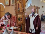9-В праздник святого великомученика Пантелеимона в старейшем храме города Усть-Каменогорска была совершена Божественная Литургия