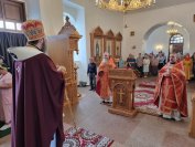 26-В праздник святого великомученика Пантелеимона в старейшем храме города Усть-Каменогорска была совершена Божественная Литургия