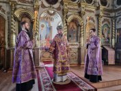29-Архипастырский визит в город Семипалатинск. Божественная Литургия в Воскресенском кафедральном соборе 