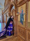 4-«Осанна в вышних, благословен Грядущий во имя Господне!».  Божественная Литургия в Андреевском соборе  в день Входа Господня в Иерусалим