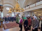 27-«Осанна в вышних, благословен Грядущий во имя Господне!».  Божественная Литургия в Андреевском соборе  в день Входа Господня в Иерусалим