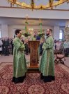 28-«Осанна в вышних, благословен Грядущий во имя Господне!».  Божественная Литургия в Андреевском соборе  в день Входа Господня в Иерусалим