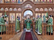 35-«Осанна в вышних, благословен Грядущий во имя Господне!».  Божественная Литургия в Андреевском соборе  в день Входа Господня в Иерусалим
