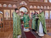 54-«Осанна в вышних, благословен Грядущий во имя Господне!».  Божественная Литургия в Андреевском соборе  в день Входа Господня в Иерусалим
