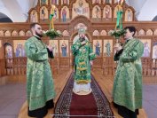 65-«Осанна в вышних, благословен Грядущий во имя Господне!».  Божественная Литургия в Андреевском соборе  в день Входа Господня в Иерусалим