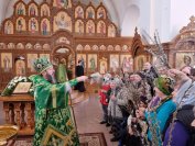 71-«Осанна в вышних, благословен Грядущий во имя Господне!».  Божественная Литургия в Андреевском соборе  в день Входа Господня в Иерусалим