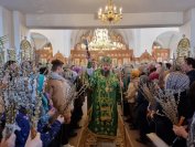 74-«Осанна в вышних, благословен Грядущий во имя Господне!».  Божественная Литургия в Андреевском соборе  в день Входа Господня в Иерусалим