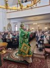 75-«Осанна в вышних, благословен Грядущий во имя Господне!».  Божественная Литургия в Андреевском соборе  в день Входа Господня в Иерусалим