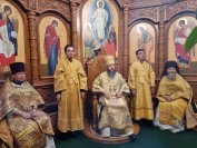 18-Архиепископ Амфилохий возглавил служение Божественной Литургии в главном храме епархии