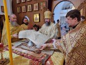 26-Архиепископ Амфилохий возглавил служение Божественной Литургии в главном храме епархии