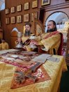 32-Архиепископ Амфилохий возглавил служение Божественной Литургии в главном храме епархии