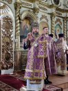 1-Архиепископ Амфилохий совершил Божественную Литургию в кафедральном соборе в честь Воскресения Христова города Семипалатинска