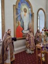 9-Архиепископ Амфилохий совершил Божественную Литургию в кафедральном соборе в честь Воскресения Христова города Семипалатинска