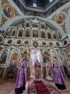 13-Архиепископ Амфилохий совершил Божественную Литургию в кафедральном соборе в честь Воскресения Христова города Семипалатинска