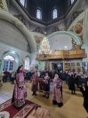 16-Архиепископ Амфилохий совершил Божественную Литургию в кафедральном соборе в честь Воскресения Христова города Семипалатинска