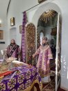 21-Архиепископ Амфилохий совершил Божественную Литургию в кафедральном соборе в честь Воскресения Христова города Семипалатинска