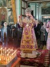 37-Архиепископ Амфилохий совершил Божественную Литургию в кафедральном соборе в честь Воскресения Христова города Семипалатинска