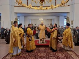 Неделя о блудном сыне. Божественная Литургия в главном храме Рудного Алтая