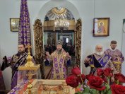21-Архиепископ Амфилохий совершил Божественную Литургию святителя Василия Великого в соборе в честь Воскресения Христова города Семипалатинска
