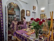 28-Архиепископ Амфилохий совершил Божественную Литургию святителя Василия Великого в соборе в честь Воскресения Христова города Семипалатинска