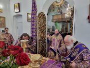 29-Архиепископ Амфилохий совершил Божественную Литургию святителя Василия Великого в соборе в честь Воскресения Христова города Семипалатинска