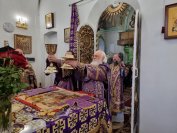 30-Архиепископ Амфилохий совершил Божественную Литургию святителя Василия Великого в соборе в честь Воскресения Христова города Семипалатинска