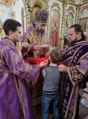 39-Архиепископ Амфилохий совершил Божественную Литургию святителя Василия Великого в соборе в честь Воскресения Христова города Семипалатинска
