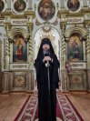 44-Архиепископ Амфилохий совершил Божественную Литургию святителя Василия Великого в соборе в честь Воскресения Христова города Семипалатинска