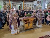 46-Архиепископ Амфилохий совершил Божественную Литургию святителя Василия Великого в соборе в честь Воскресения Христова города Семипалатинска