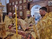 16-В праздник Всех Святых Управляющий Усть-Каменогорской и Семипалатинской епархией совершил Литургию в Андреевском кафедральном соборе г. Усть-Каменогорска