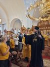 37-В праздник Всех Святых Управляющий Усть-Каменогорской и Семипалатинской епархией совершил Литургию в Андреевском кафедральном соборе г. Усть-Каменогорска