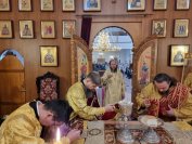 20-В 10-ю Неделю после Пятидесятницы архиепископ Амфилохий совершил Божественную Литургию в Андреевском кафедральном соборе города Усть-Каменогорска 