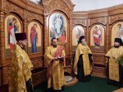 2-Накануне дня памяти святого апостола Андрея Первозванного в Андреевском кафедральном было совершено всенощное бдение