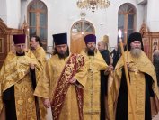 18-Накануне дня памяти святого апостола Андрея Первозванного в Андреевском кафедральном было совершено всенощное бдение