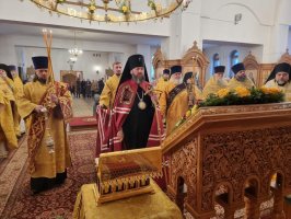 День памяти святого апостола Андрея Первозванного. Престольное торжество Андреевского кафедрального собора  города Усть-Каменогорска
