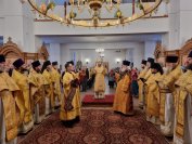 9-День памяти святого апостола Андрея Первозванного. Престольное торжество Андреевского кафедрального собора  города Усть-Каменогорска